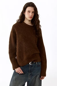 Oversized Alpaca-Blend Sweater