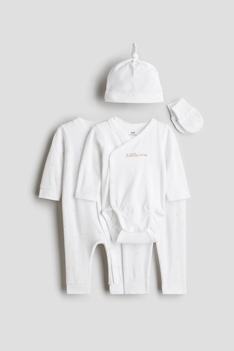 Coffret-cadeau 5 pièces en jersey de coton
