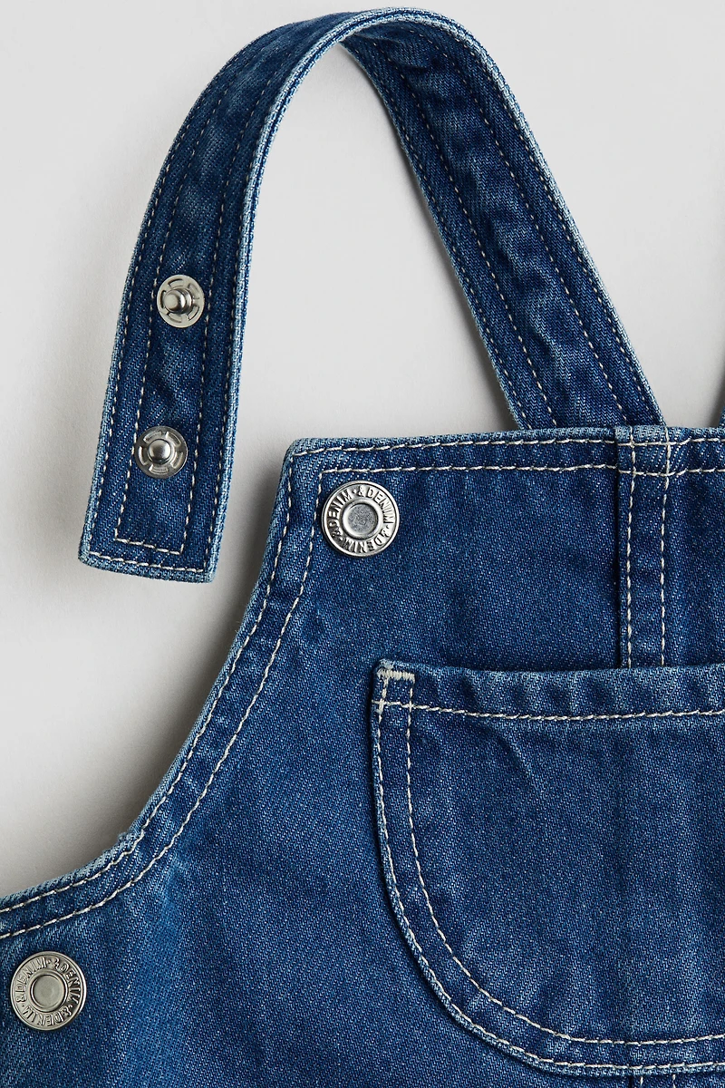 2-Piece Overall Dress and Top Set