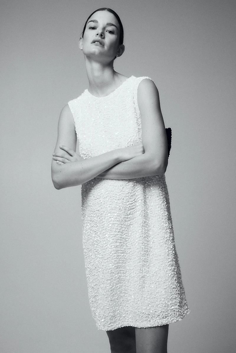 Robe MAMA à sequins avec boucle