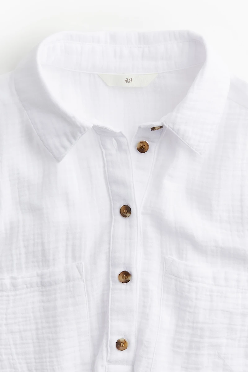 Pullover Muslin Shirt