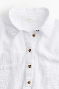 Pullover Muslin Shirt