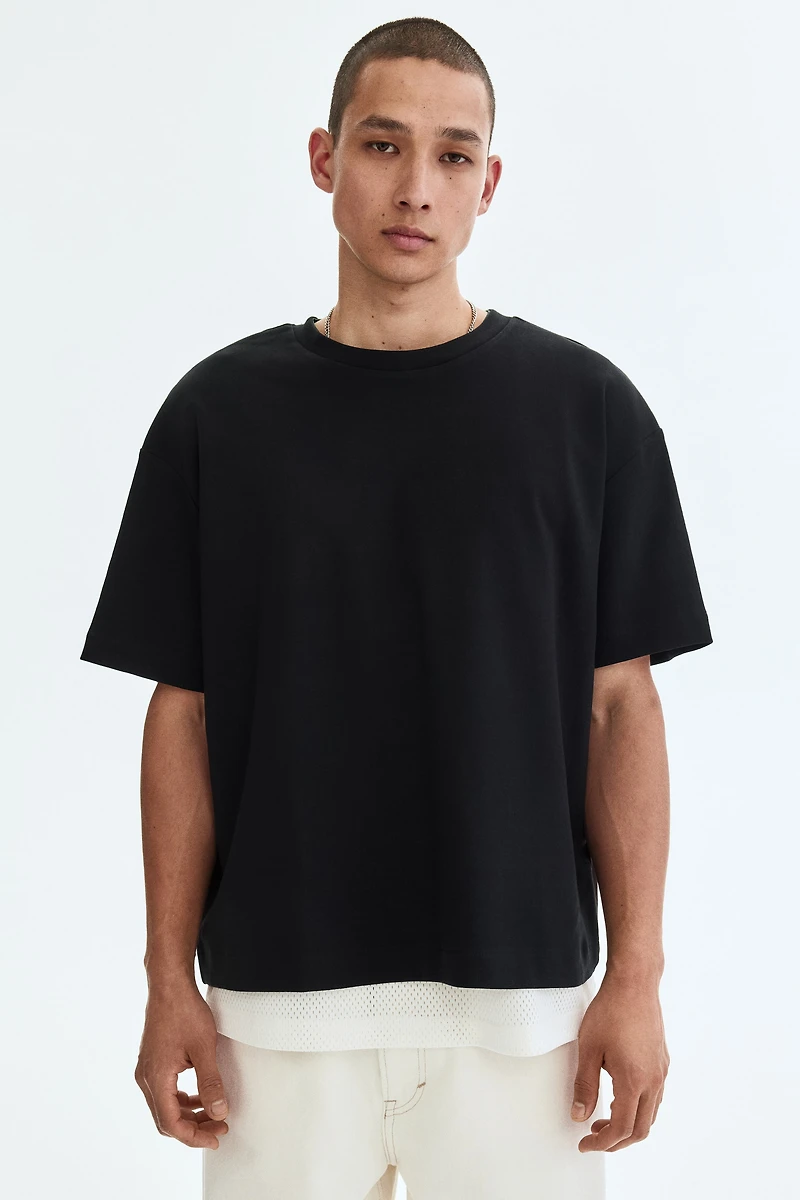 Loose-Fit Interlock T-Shirt