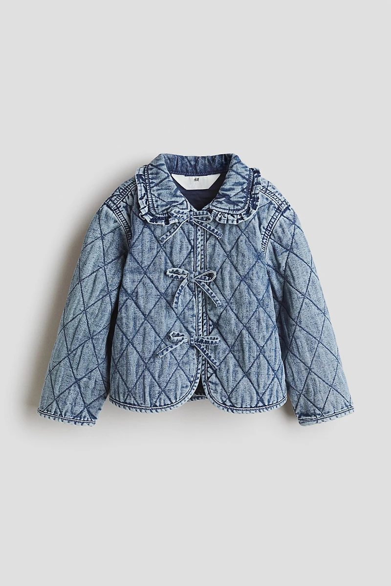 Quilted Denim Jacket