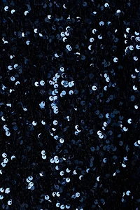 MAMA Sequined Dress with Low-Cut Back