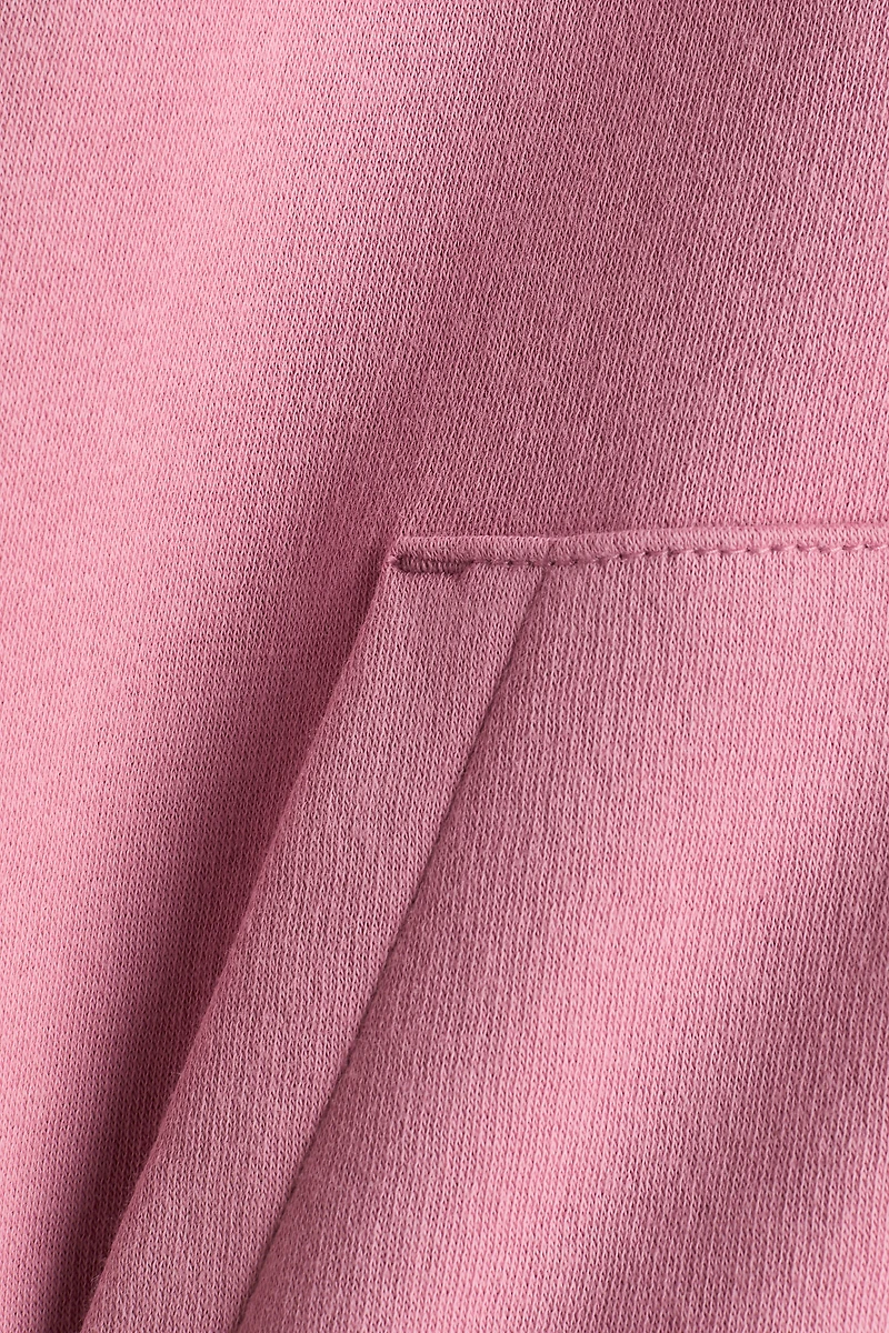 Oversized Brushed-Inside Hooded Jacket