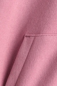 Oversized Brushed-Inside Hooded Jacket