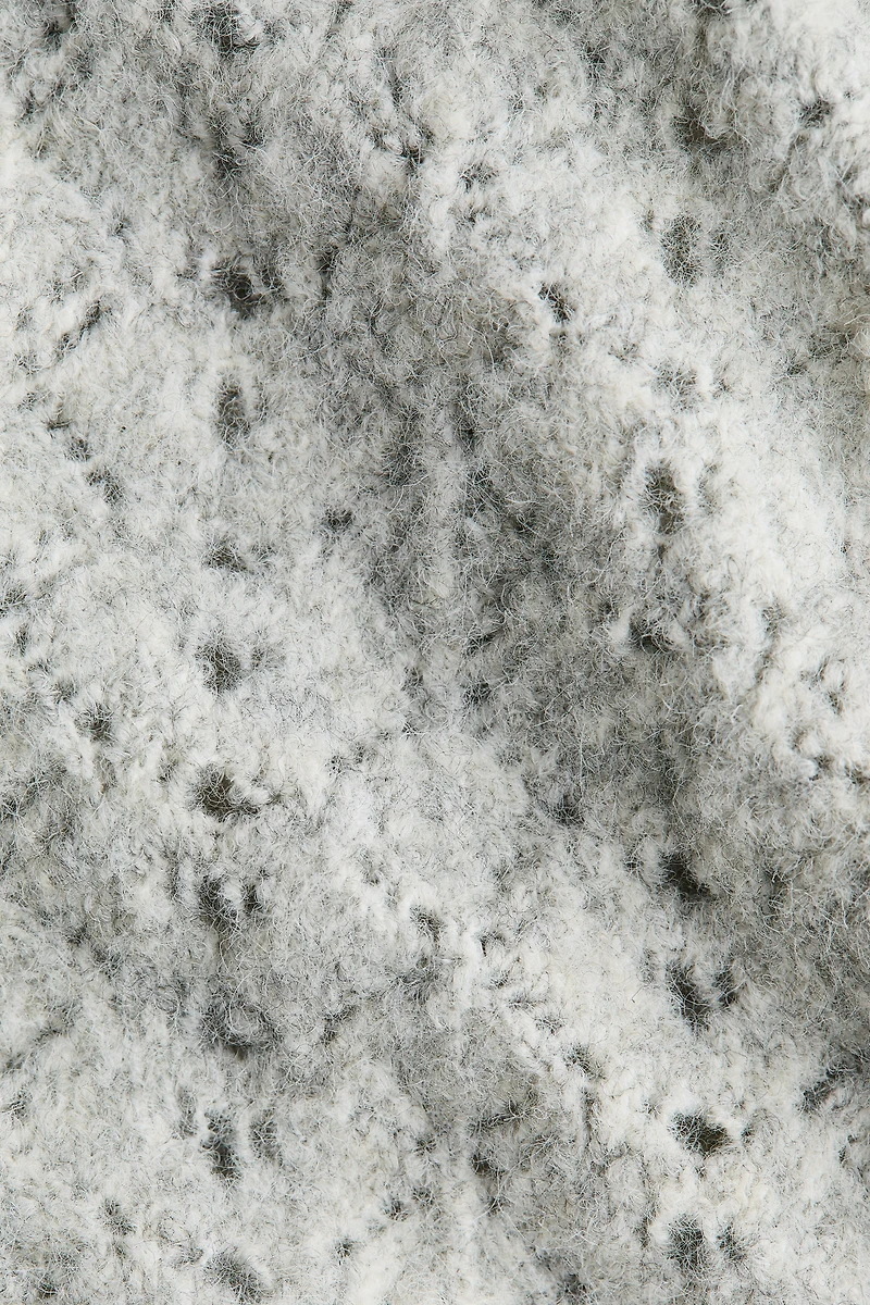 Pointelle-Knit Off-the-Shoulder Sweater