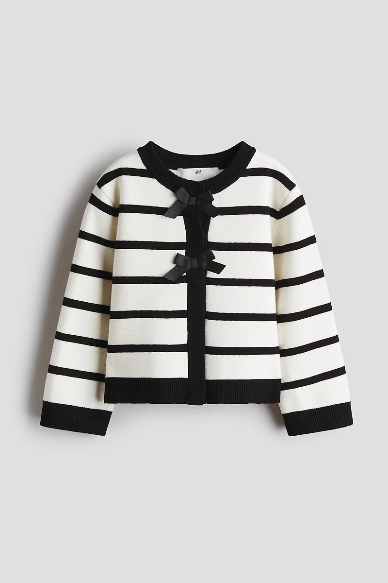 Bow-Detail Cardigan