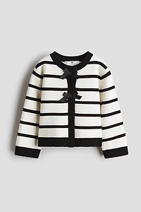 Bow-Detail Cardigan