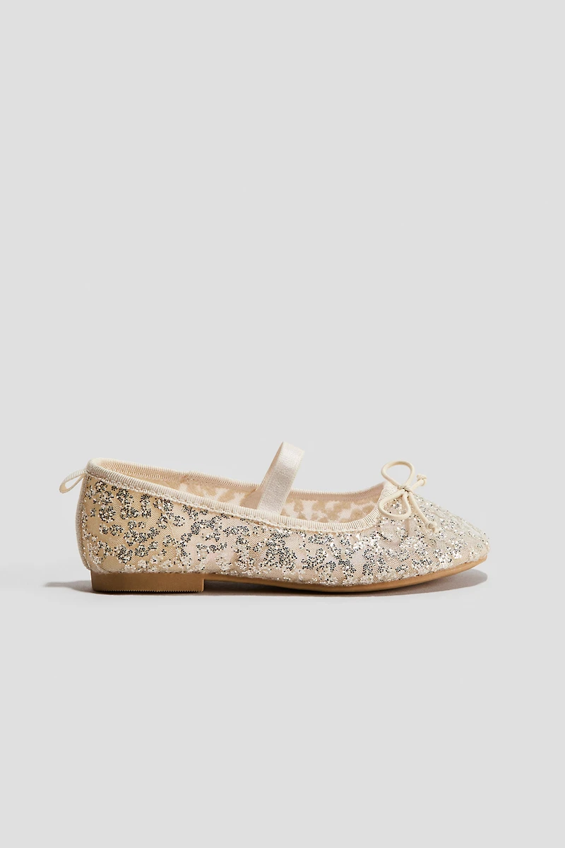 Glittery Ballet Flats