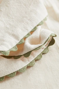 2-Pack Scalloped-Edge Napkins