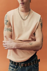 Regular-Fit Washed Tank Top