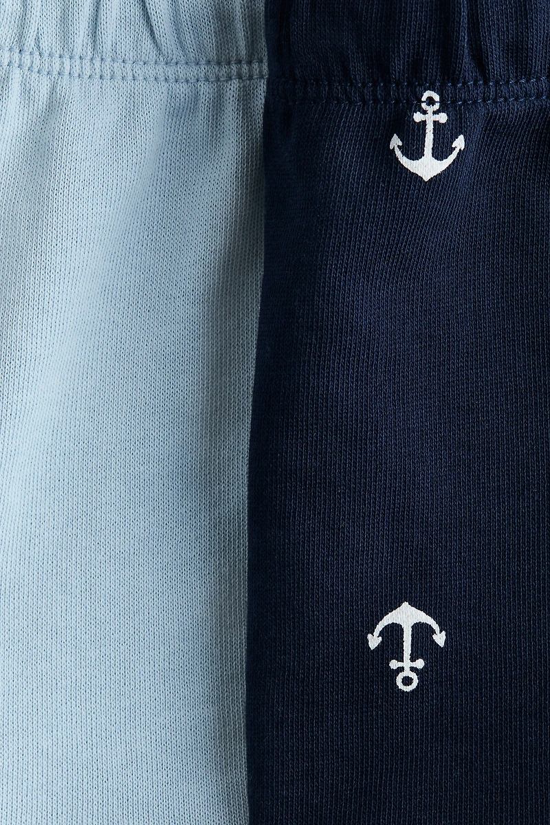 Lot de 2 shorts en molleton