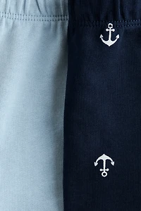 Lot de 2 shorts en molleton