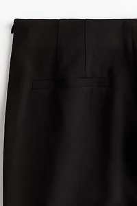 Button-Front Twill Pants