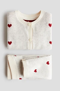 Ensemble 2 pièces en tricot fin