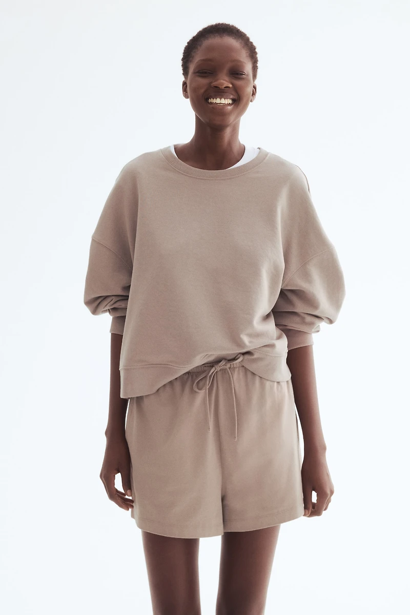 Cotton Shorts with Drawstring