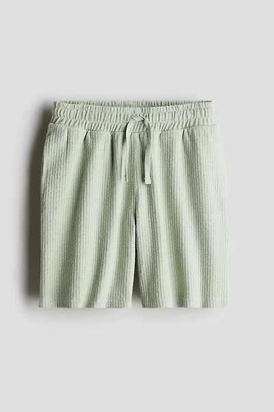 Textured-Knit Shorts