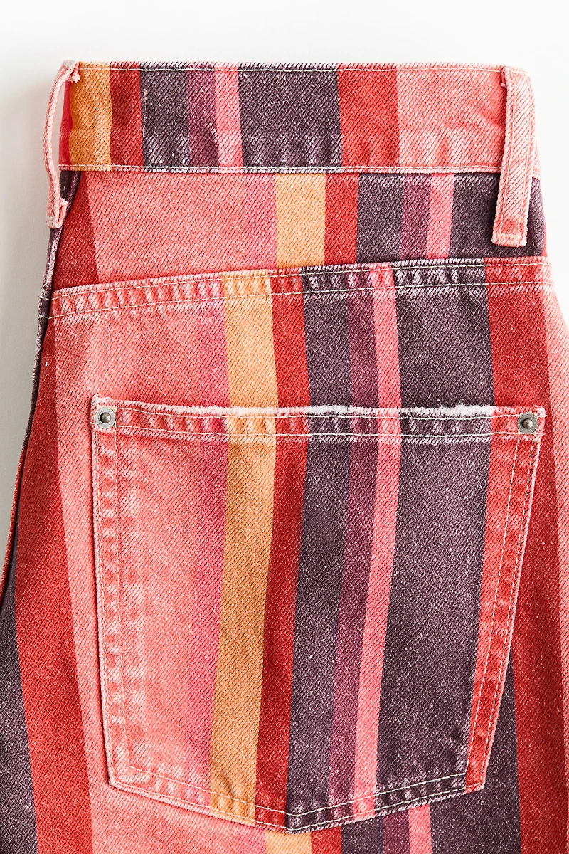 Cotton Denim Pants