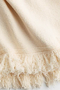 Fringe-Trimmed Knit Top