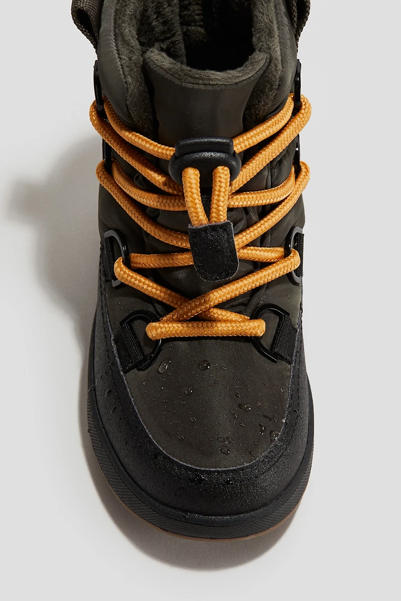 Warm-Lined Waterproof Snow Boots