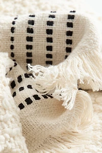 Bouclé Cotton-Blend Throw