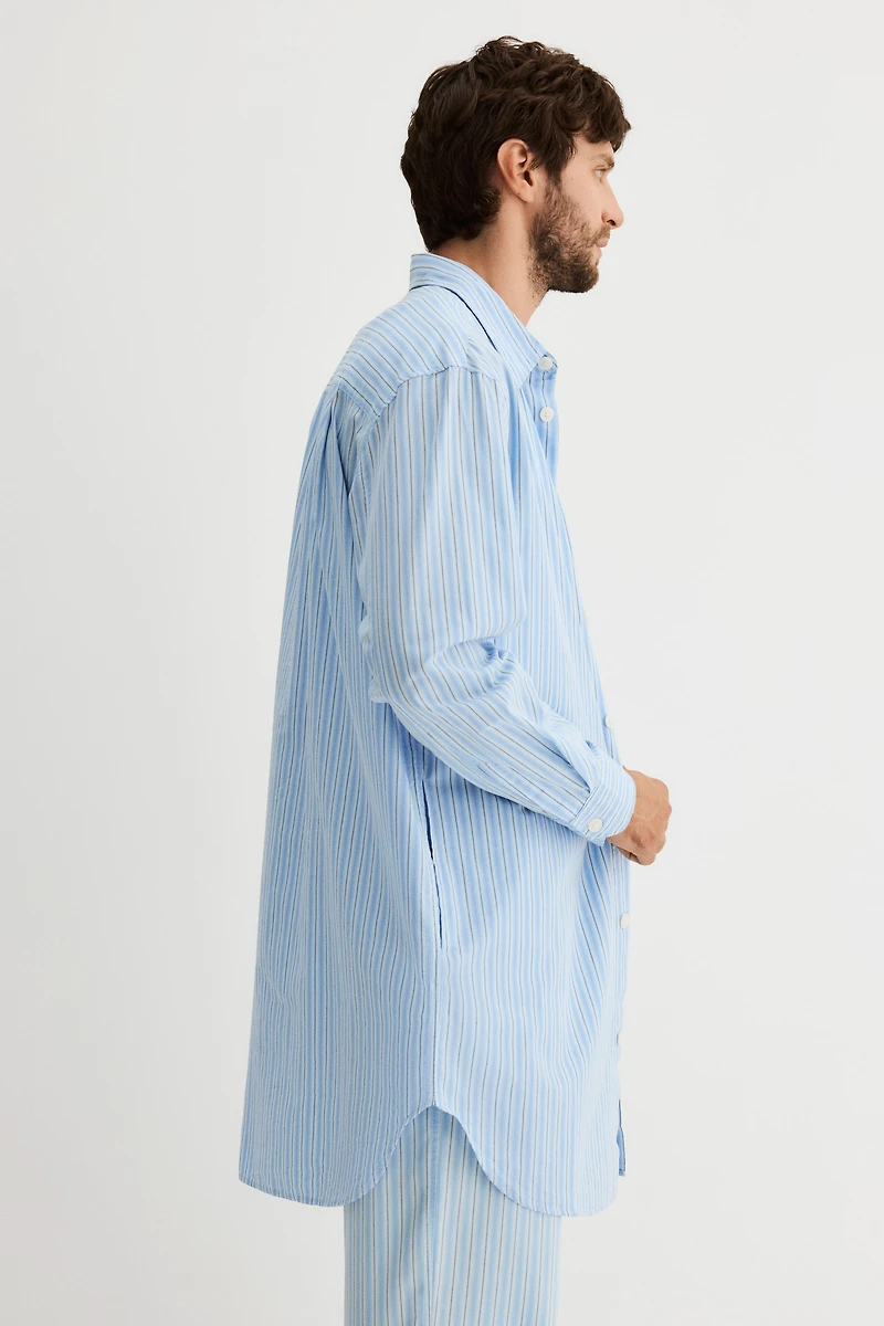 Longue chemise en coton