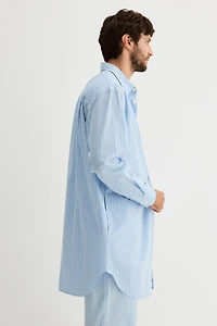 Longue chemise en coton