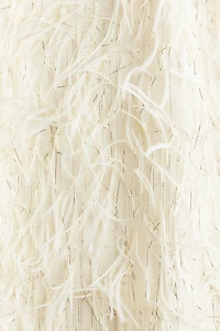 Robe à franges scintillantes