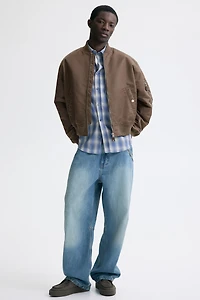 Blouson aviateur matelassé en nylon