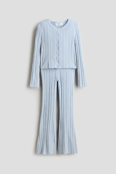 2-Piece Rib-Knit Set