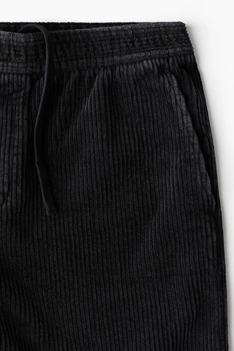 Loose-Fit Corduroy Shorts