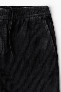 Loose-Fit Corduroy Shorts