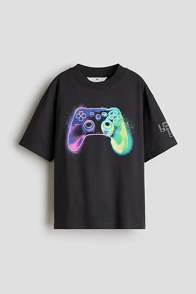 Loose-Fit Printed T-Shirt