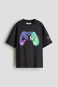 Loose-Fit Printed T-Shirt