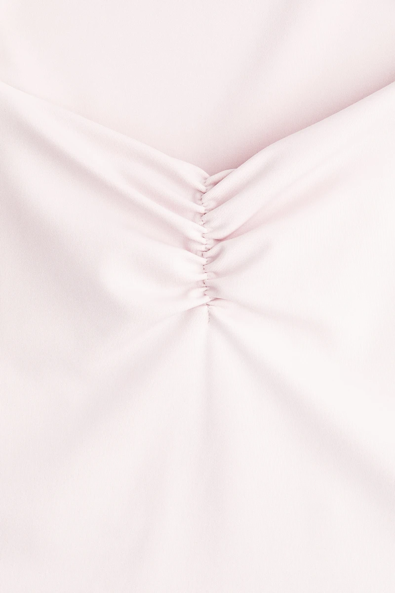 Gathered Sleeveless Top