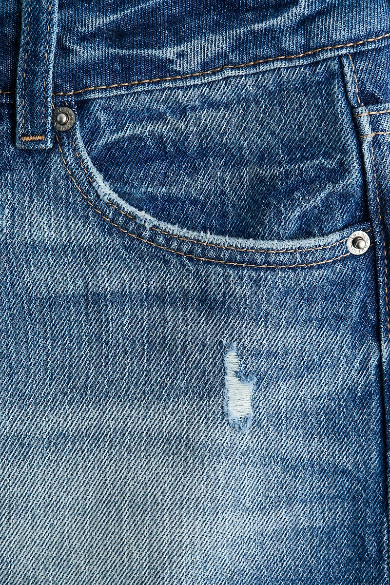 Relaxed-Fit Denim Shorts