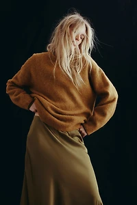 Oversized Alpaca-Blend Sweater