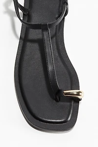 Motif-Detail Sandals