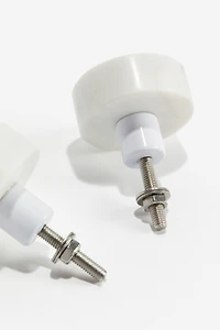 Lot de 2 boutons meuble en marbre
