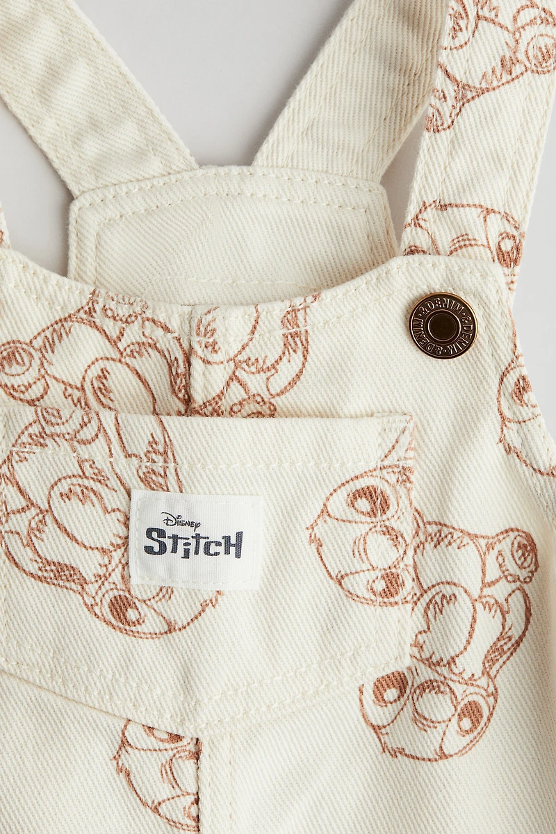 Printed Overall Dress