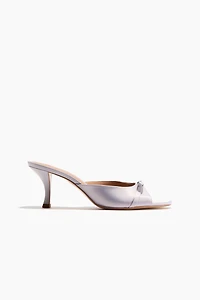 Bow-Detail Heeled Sandals