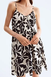 Smocked Strappy Dress