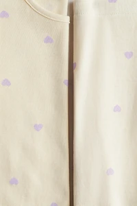 Snug Fit Printed Cotton Pajamas
