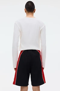 Loose-Fit Printed Shorts