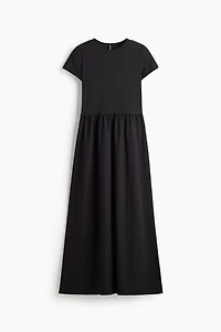 Short-Sleeved Maxi Dress