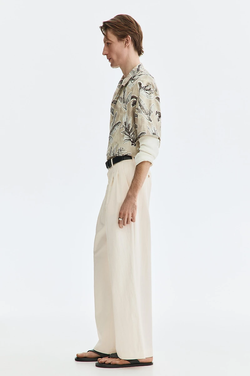 Loose-Fit Wide-Leg Pants