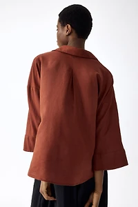 Linen-Blend Shirt