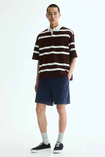 Loose-Fit Corduroy Shorts